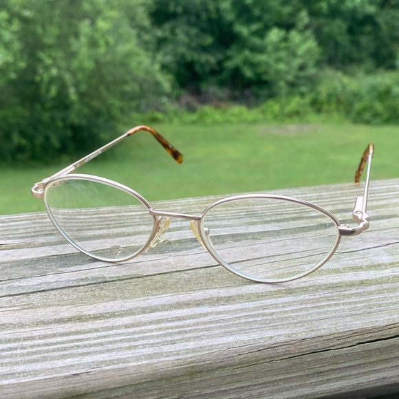 Liz Claiborne Frames Vintage made in Italy metal frames gold tone 53[]17 125 - Picture 4 of 12